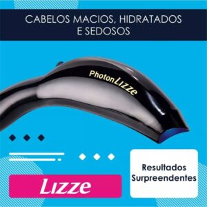 Lizze  Laser Capilar Photon Tratamento Químicas Profissional Azul - Imagem 3