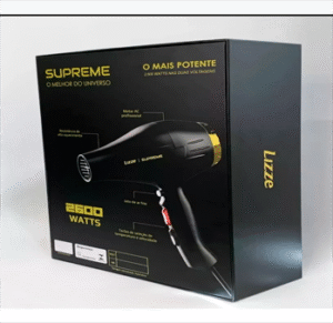 Lizze Supreme Secador de cabelo preto e dourado 127/220v - Imagem 2