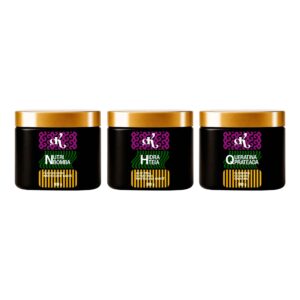 Dkes  Cronograma Capilar Kit 3 Passos de 300g