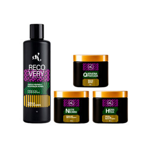 Dkes Kit completo 4 passos 500g com Shampoo 1 Litro