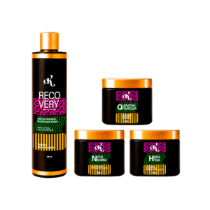 Dkes Kit completo 4 passos 300g com  Shampoo 500ml