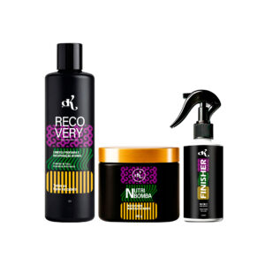 Dkes Kit 3 passos 500g com Shampoo 1l