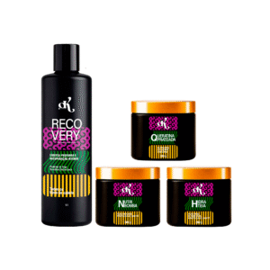 Dkes Kit completo 4 passos 300g com Shampoo 1L