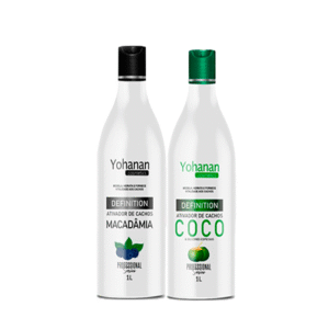 Yohanan Kit Ativador de Cachos Coco e Macadâmia 1 Litro