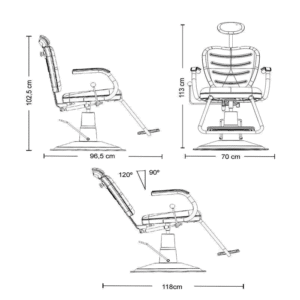 Cadeira Top Black Fixa - Imagem 3