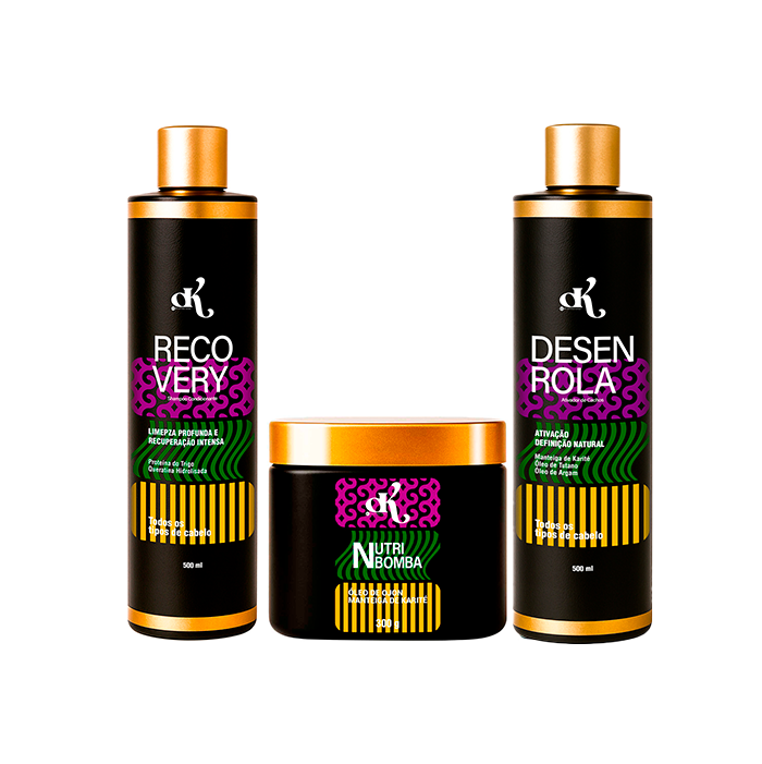 Dkes Kit Cachos Definidos Escolha sua Máscara 500g