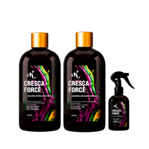 Dkes Profissional Kit Cresça 3 passos